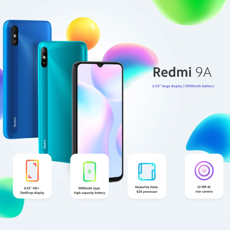 5000mAh Battery, Face Identification, 6.53 inch MIUI 12 MTK Helio G25 Octa Core up to 2.0GHz, Network: 4G, Dual SIM, Support Google Play 5000mAh Battery, Face Identification, 6.53 inch MIUI 12 MTK Helio G25 Octa Core up to 2.0GHz, Network: 4G, Dual SIM, Support Google Play